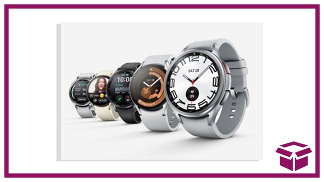 Die Galaxy Watch6 ist in mehreren eleganten Ausführungen erhältlich. 